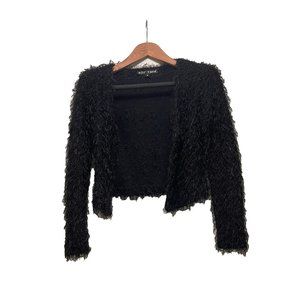 Betsey Johnson fuzzy sweater jacket